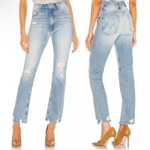 MOTHER Blue Denim Jeans
